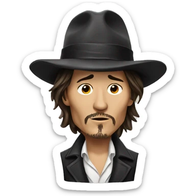 Johnny Depp sticker