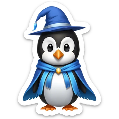 Sorcerer penguin sticker