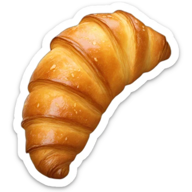 nibbling croissant sticker