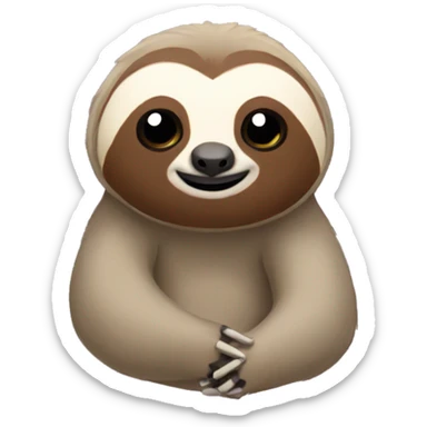 Sloth as Taylor swift  sticker