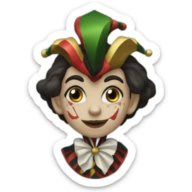 arlequin sticker