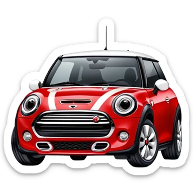 Mini Cooper logo sticker