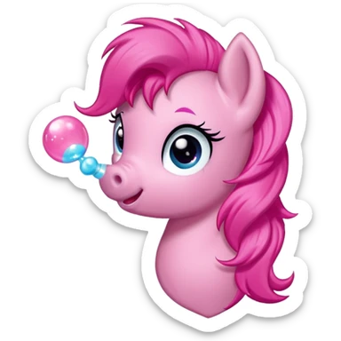 My little pony puffs gum sticker