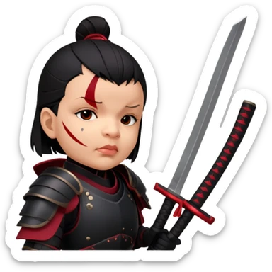 Shadow Samurai sticker