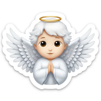 Cute little angel wings sticker