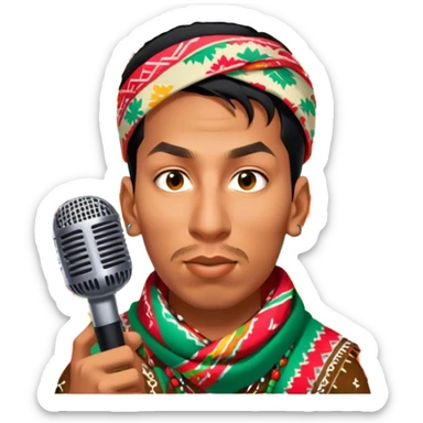 Colorful Singer sticker