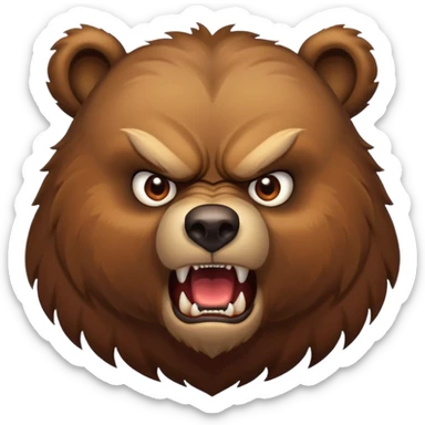 Urso bravo sticker