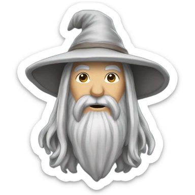 gandalf basquetball sticker