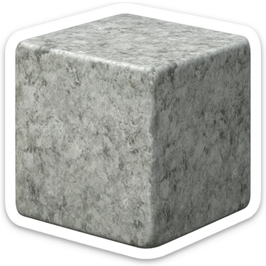 a block of Granite sticker