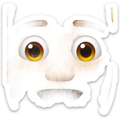 big pimple on the forehead sticker