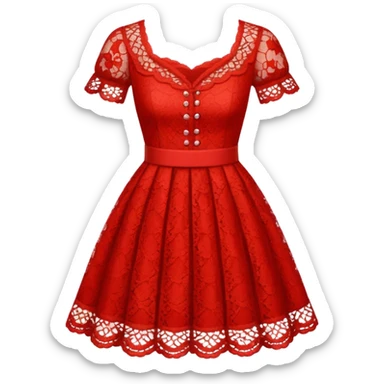 red Lace Clothing sticker