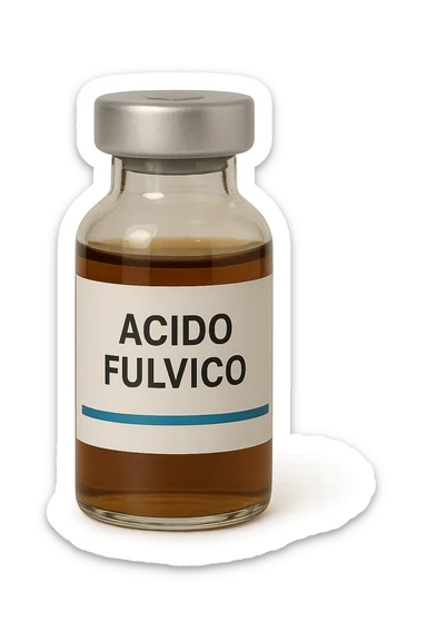 Acido fulvico fiala in italiano sticker