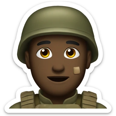 wounded soldier sticker