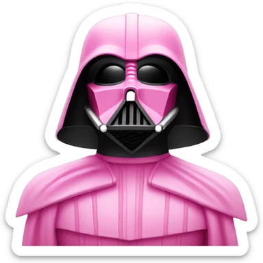 Darth Vader in pink sticker