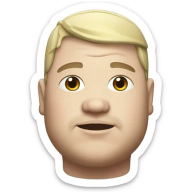 white man chubby New York Yankees  sticker