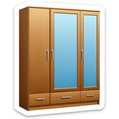 wardrobe modern closed mirror door sticker