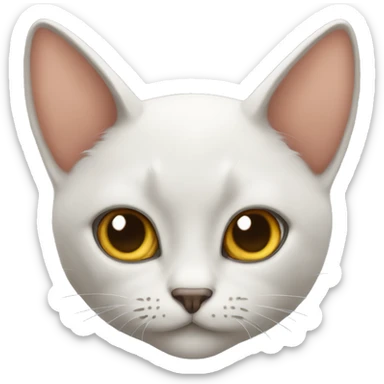 gato de lacinho  sticker