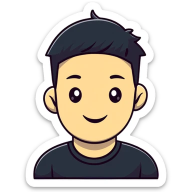 cool person avatar sticker