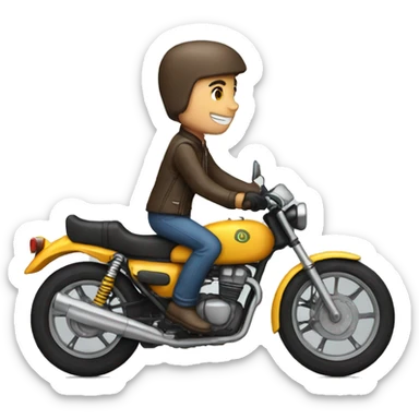 Motorbike Oliver sticker