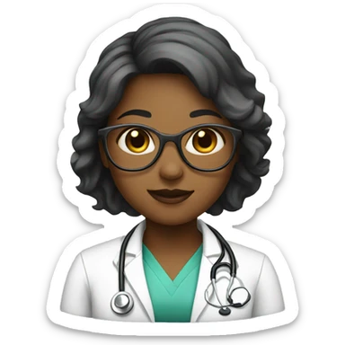 doctor girl sticker