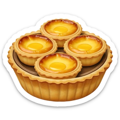 Portuguese Egg Tarts sticker