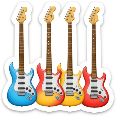 Emoticonos relacionados con la música rock sticker