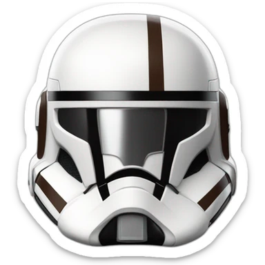 Clone Trooper Phase 1 helmet Star wars sticker