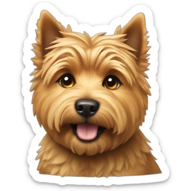 Norwich terrier dog sticker