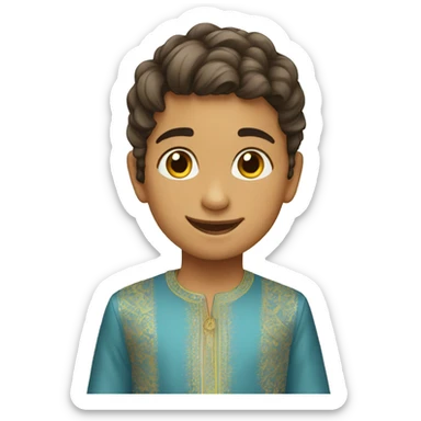 kid for happy eid  sticker