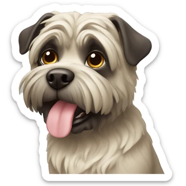 Mops Terrier Hund  sticker