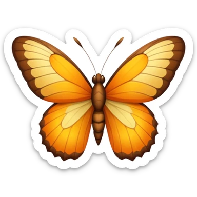 mariposa aesthetic otoñal sticker