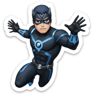 marvel character black bolt sticker