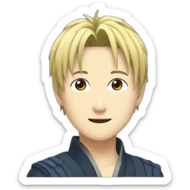 Gojo Satoru with sukuna sticker