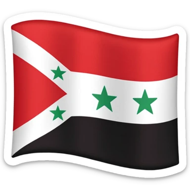 syrian flag sticker