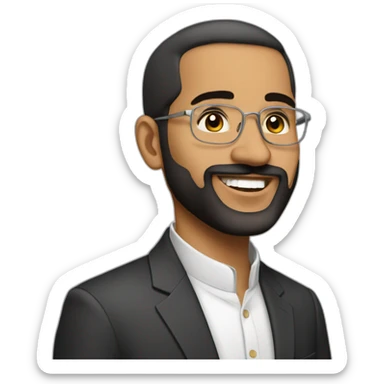 Mohammad Alzaqh rich american sticker