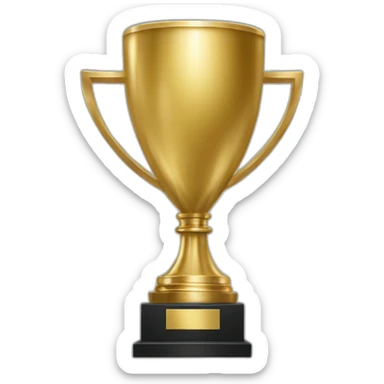 champions legue trophie sticker