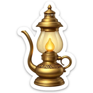 Oil Lamp sticker