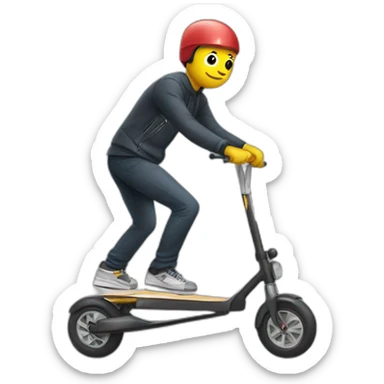 Trottinette freestyle sticker