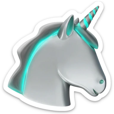unicorn computer sticker