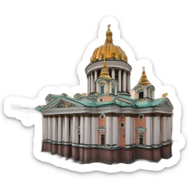 kazan-cathedral-in-saint-petersburg sticker