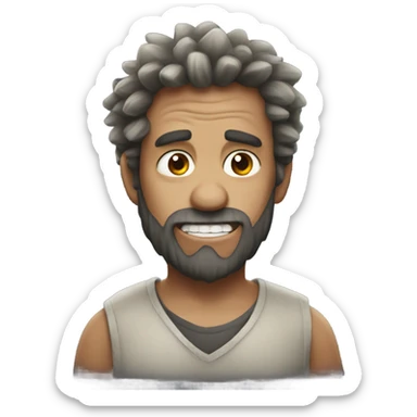 Toothless hairy goon sticker