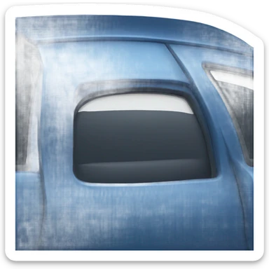 dark blue car door sticker