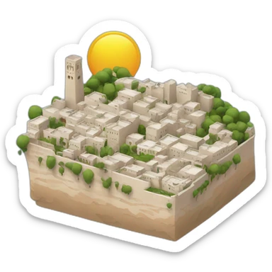 The city of Rabat sticker