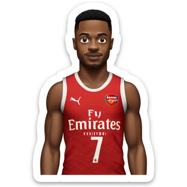 Errol spence jr in a arsenal top sticker