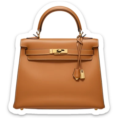 hermes kelly flesh color bag sticker