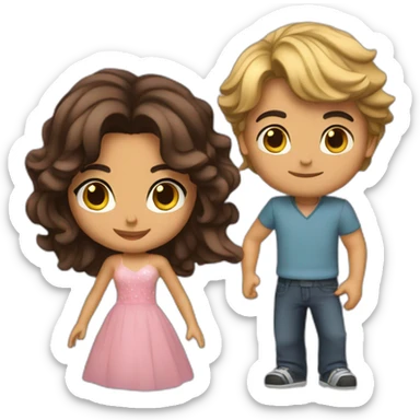 Troy and Gabriella sticker