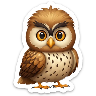 Chouette sticker