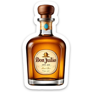 Don Julio bottle sticker