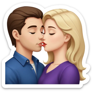 Naked man and woman having sex sticker