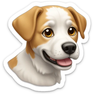 Chien avec pouce en l’air  sticker